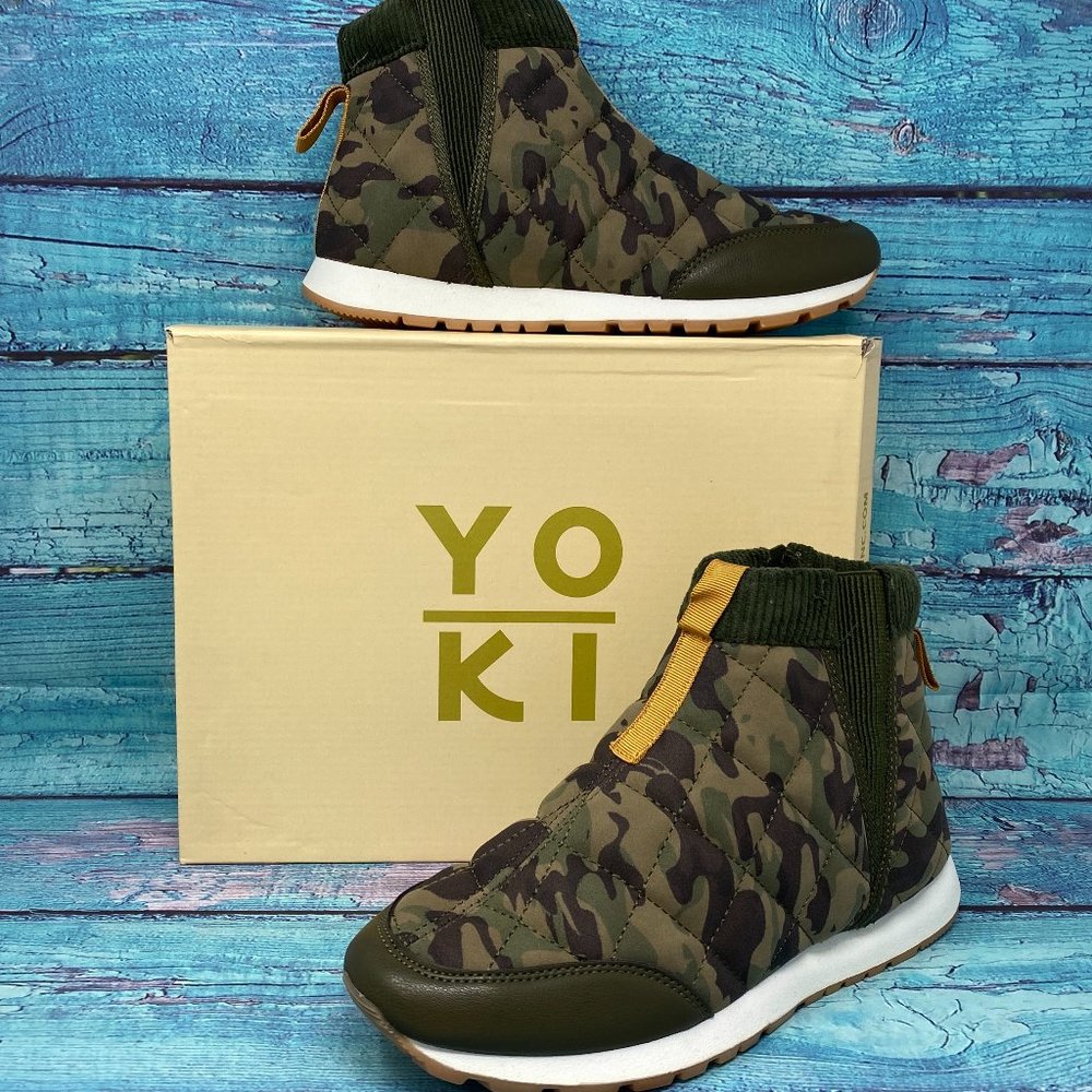 Yoki Women's Shoes Fashion Sneakers James Camo 10